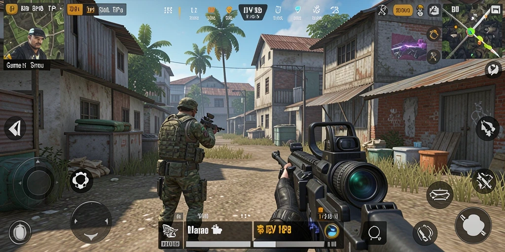 Tangkapan layar gameplay yang menampilkan pertempuran seru di DV188.