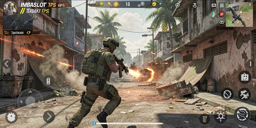 Gameplay seru dan adiktif dari IMBASLOT dalam aksi TPS.