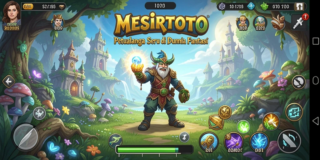 Tangkapan layar gameplay MESIRTOTO yang menampilkan aksi petualangan yang seru.