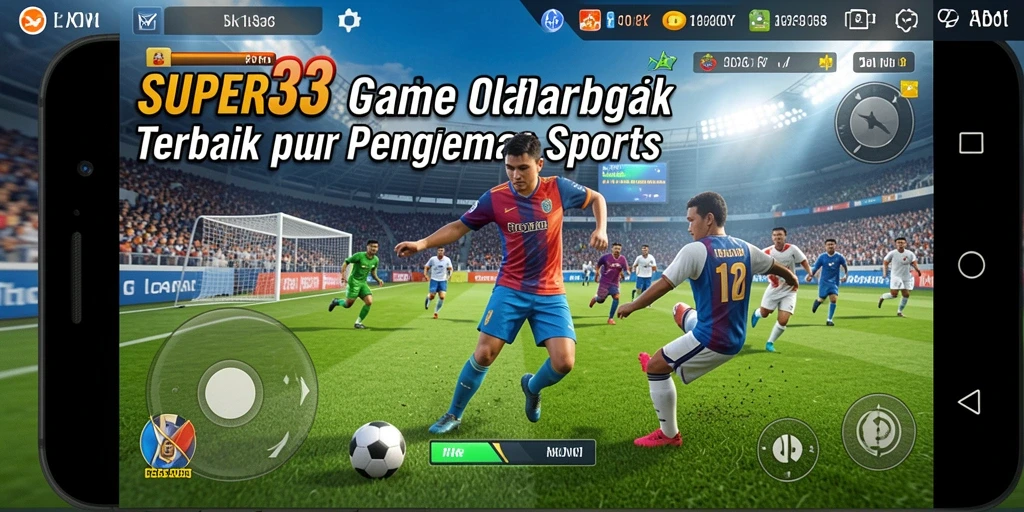 Gameplay SUPER33 yang intens dengan berbagai pilihan olahraga.