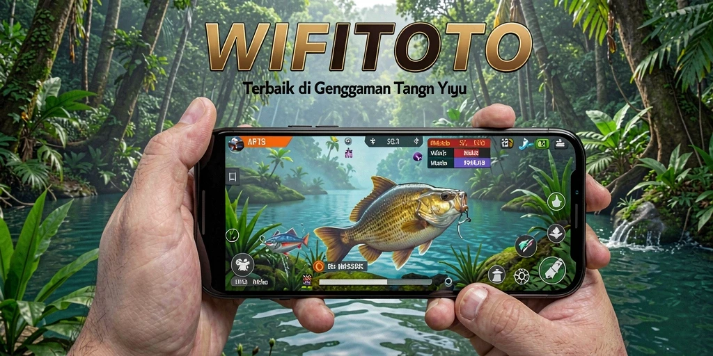 Tampilan gameplay WIFITOTO yang menarik dalam aktivitas memancing.