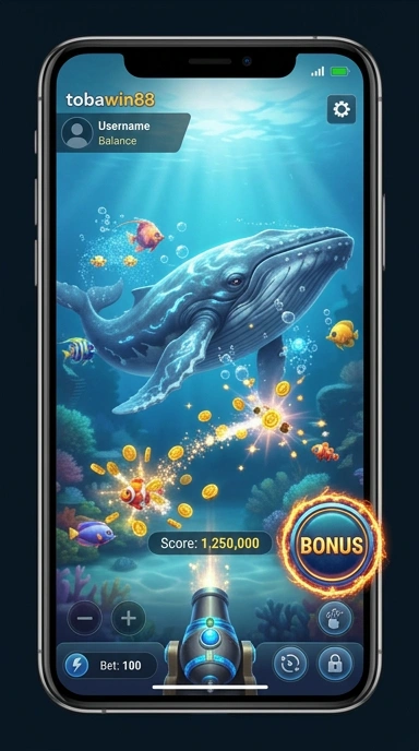 Screenshot fitur unggulan dari aplikasi di Tobawin88.